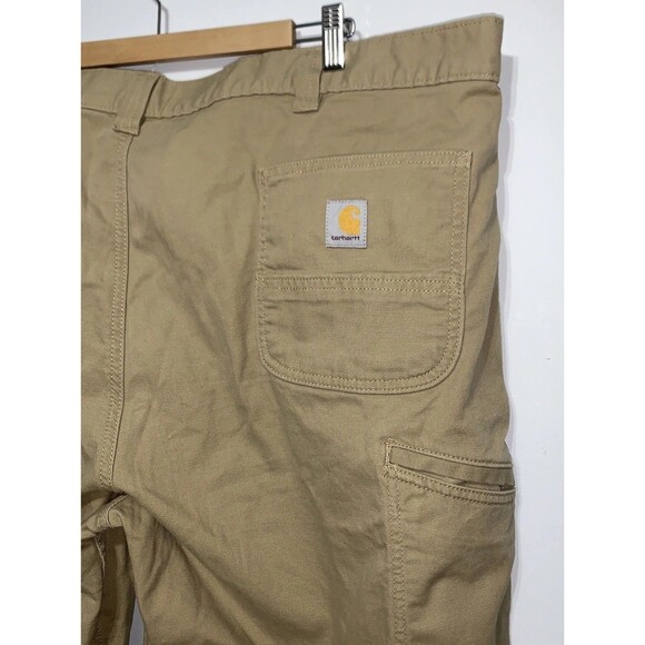 Carhartt Men's 46x32 Rugged Flex Relaxed Fit Canvas Work Pants - Picture 4 of 7
